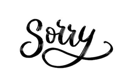 sorry sorry