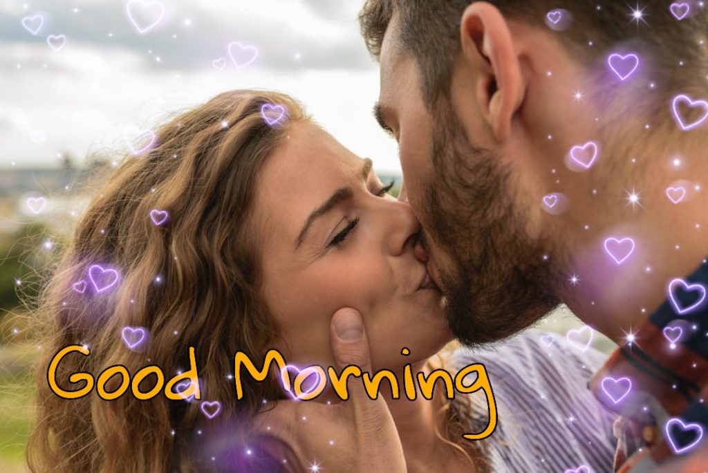 Sex kiss good morning