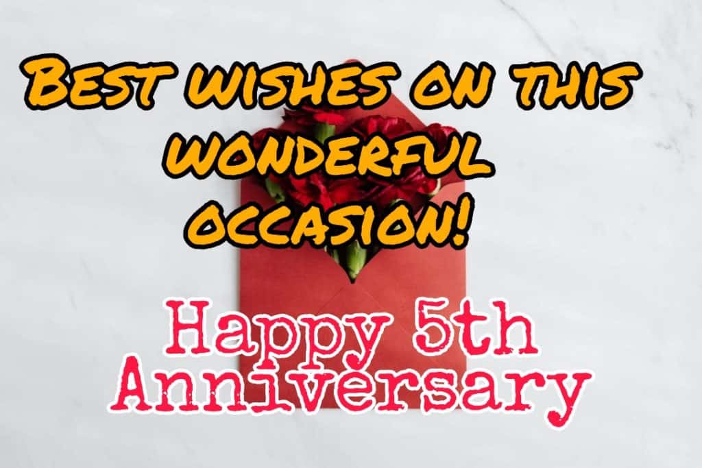 Happy 5th Anniversary Images Quotes Pictures Wishes Cards 2