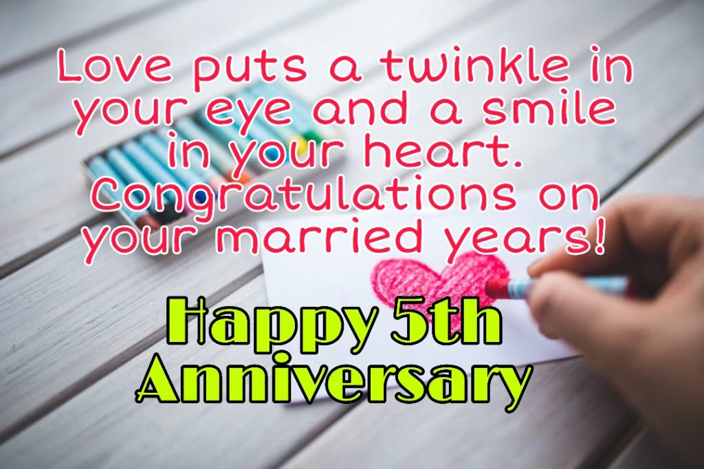 Happy 5th Anniversary Images Quotes Pictures Wishes Cards 7