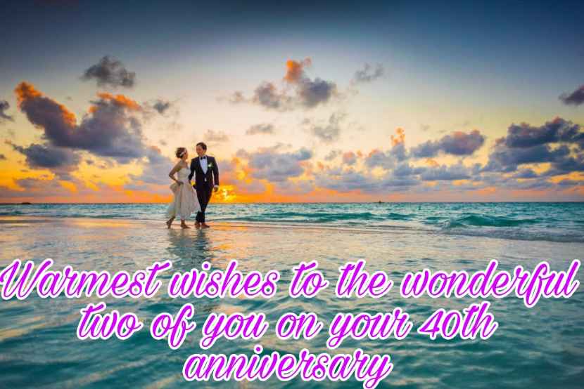 99+ Latest Happy 40th Anniversary Images Quotes Wishes 2023 26