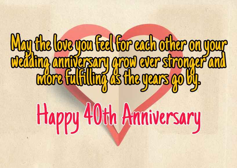 99+ Latest Happy 40th Anniversary Images Quotes Wishes 2023 30