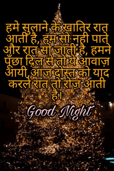 Good Night Shayari Images Pictures 2023 8