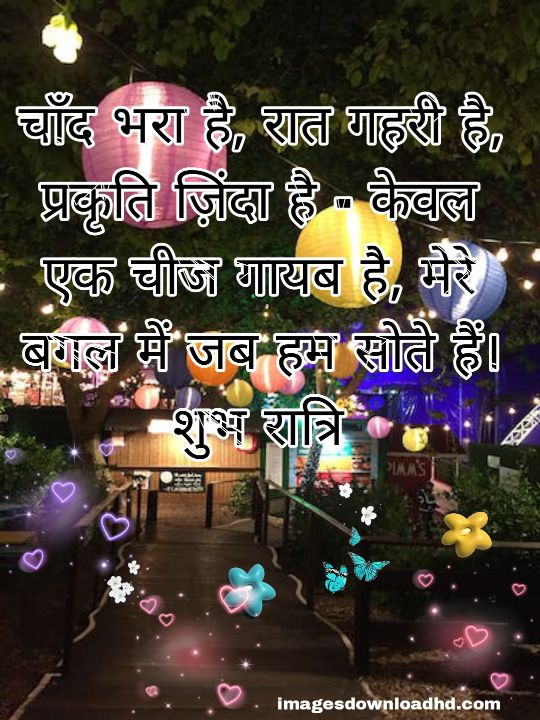 200+ Good Night Quotes in Hindi 2023 27