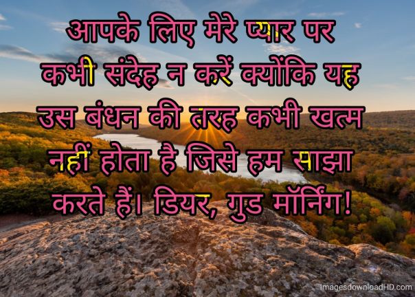 166+ Latest Good Morning Quotes in Hindi 2023 38