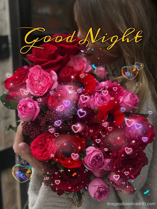 109+ Good Night Flower Images Pictures Photos - New 2023 11