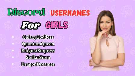 Discord usernames for girls