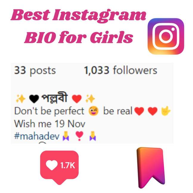 Instagram Bio for Girls