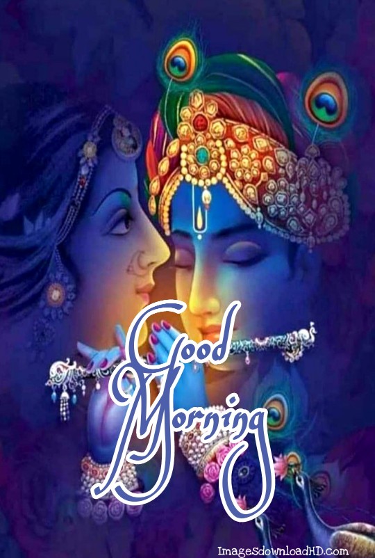 133+ Good Morning Radha Krishna Images 2023 9