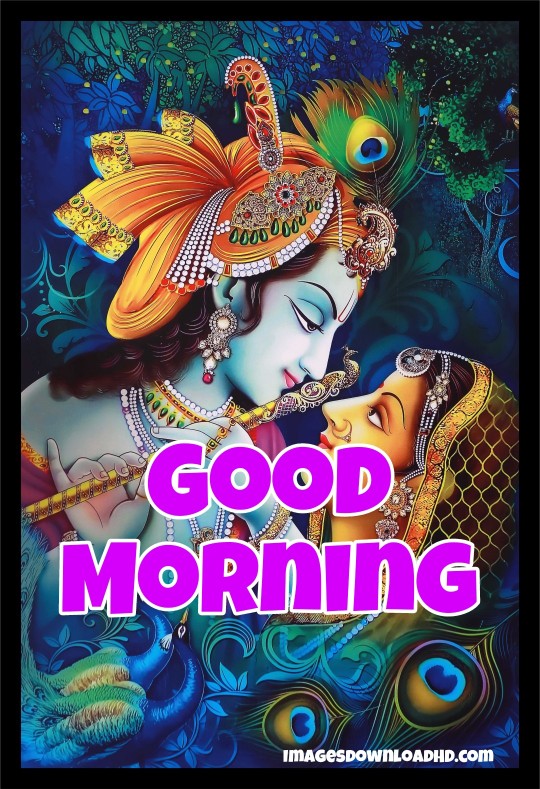 133+ Good Morning Radha Krishna Images 2023 10