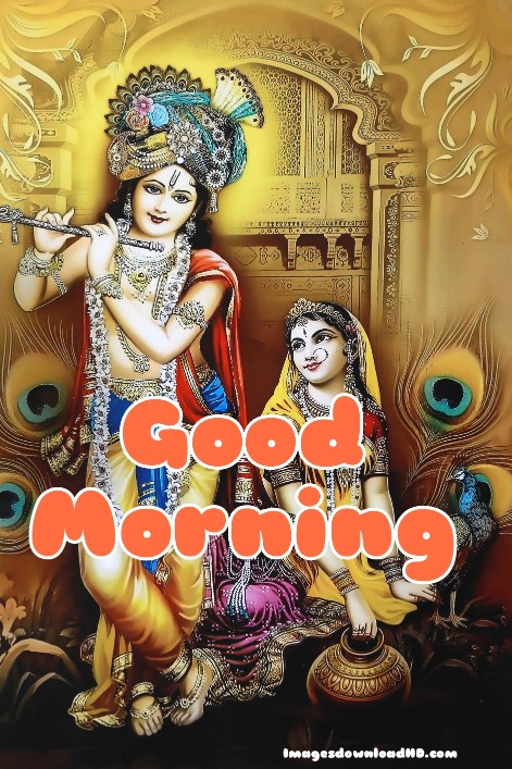 133+ Good Morning Radha Krishna Images 2023 13