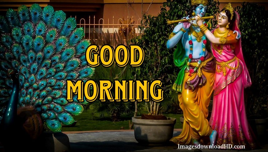 133+ Good Morning Radha Krishna Images 2023 22