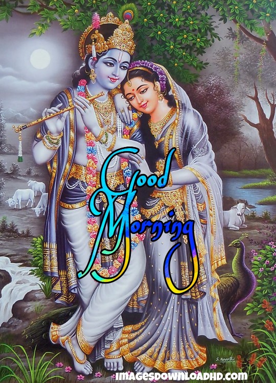 Good Morning Radha Krishna Images