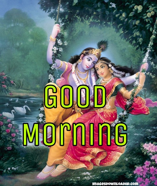 133+ Good Morning Radha Krishna Images 2023 28 133+ Good Morning Radha Krishna Images 2023 25