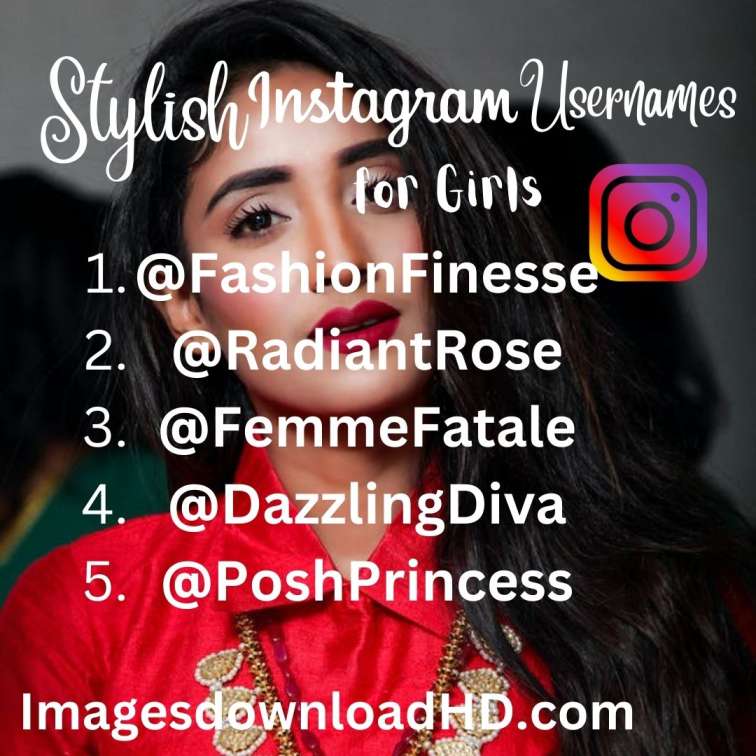 Stylish Instagram Usernames for Girls
