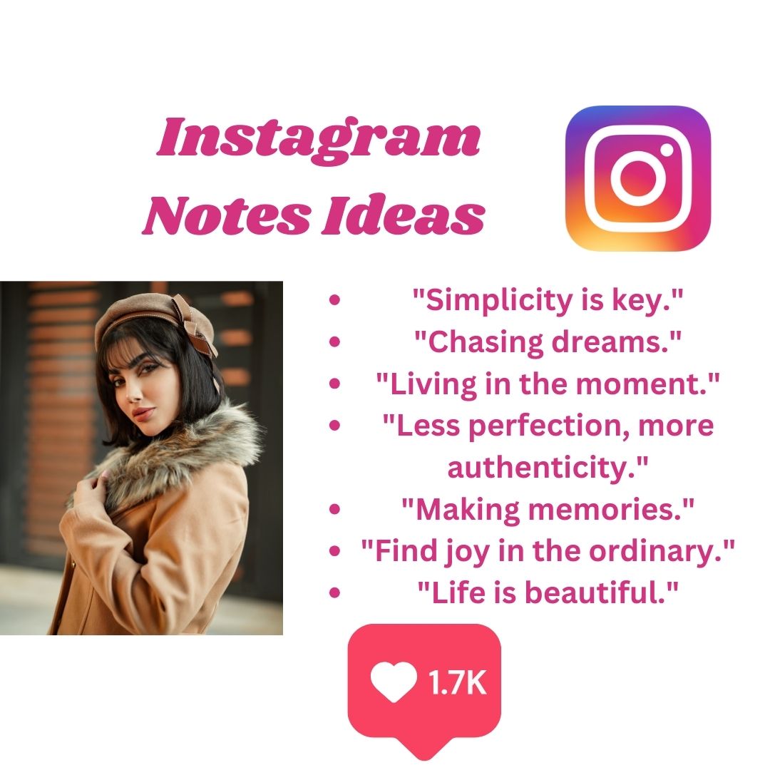 instagram notes ideas